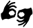 Ikona logo Dostępność tłumacza języka migowego